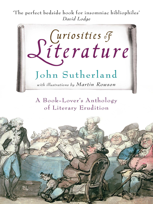 Cover image for Curiosities of Literature